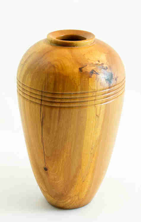 Vase bois, hêtre coti #157